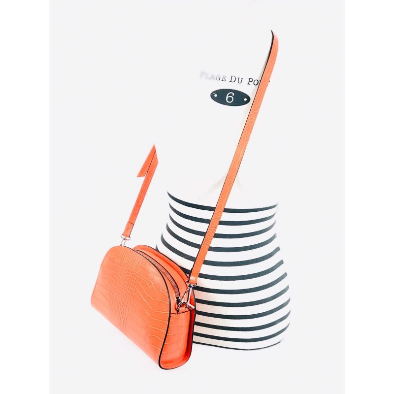 Bolso de coco de piel