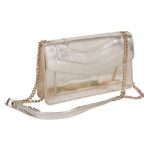 Bolso de piel acabado brillo