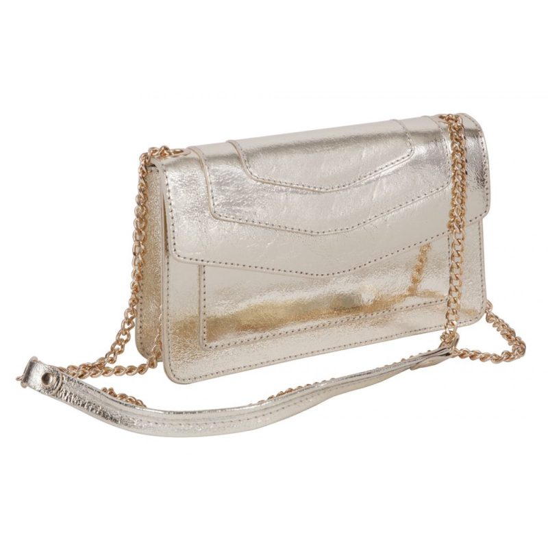 Bolso de piel acabado brillo
