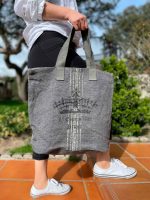 Bolso Tote lino de gran capacidad