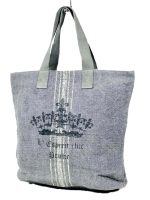 Bolso Tote lino de gran capacidad