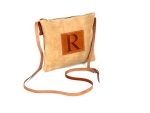 Bolso de piel con Letra Inicial
