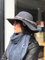 Sombrero cordón flecos