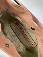 Bolso Hobo de Piel con Cremallera Delantera