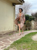 Kimono artesanal estilo Indio