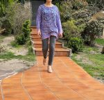 Túnica étnica bordada a mano