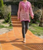 Túnica étnica bordada a mano