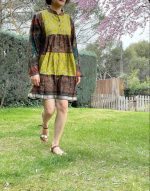 Vestido corto bohemio