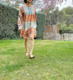 Vestido corto bohemio