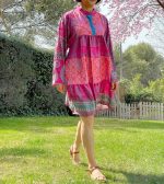 Vestido corto bohemio