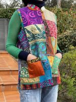 Chaleco bohemio reversible
