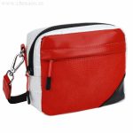 Bandolera riñonera sintético tricolor