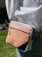 Bandolera riñonera sintético tricolor