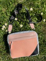 Bandolera riñonera sintético tricolor