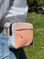 Bandolera riñonera sintético tricolor