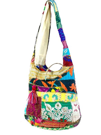 Bolso artesanal de tela algodón