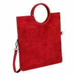 Bandolera de piel serraje