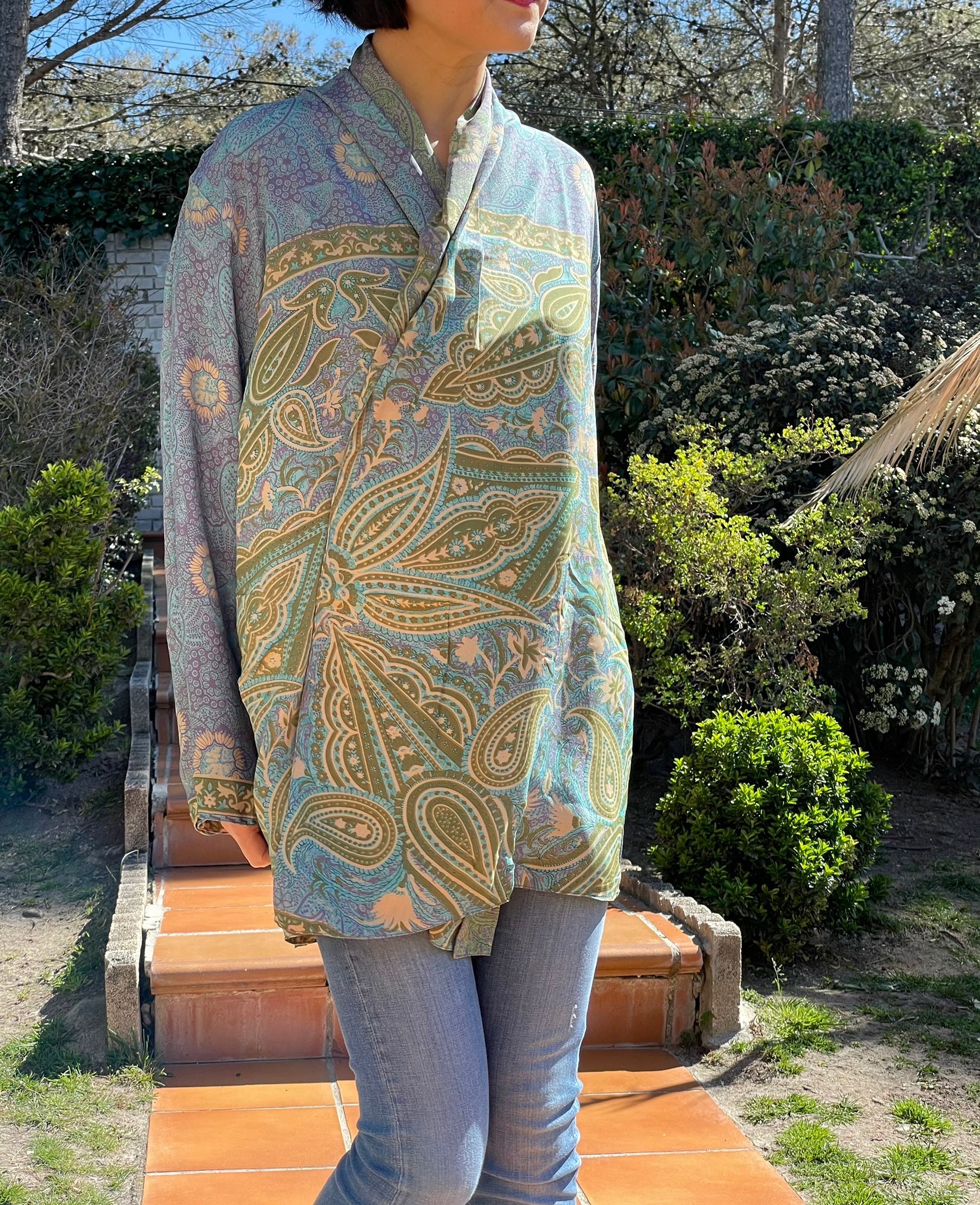 Kimono corto étnico Kimono corto étnico