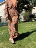 Vestido manga larga estilo indio