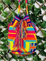 Bolso étnico GRANDE tipo wayuu