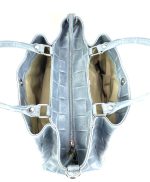 Bolso Tote de piel acolchado