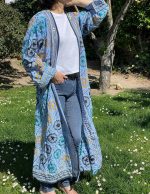 Kimono étnico bordado a mano