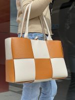 Bolso TOTE de piel trenzado