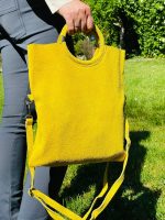 Bandolera de piel serraje