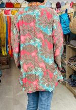 Kimono corto étnico