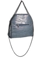 Bolso sintético con cadenas