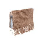 Bandolera de yute con solapa