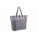 Bolso de hombro de lino