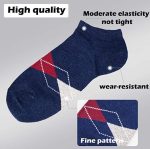 Calcetines hombre invisibles rombo