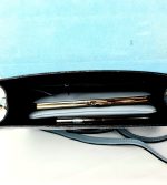 Bandolera de piel con cierre de tapa