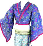 Top étnico con mangas acampanadas