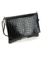 Bandolera piel diseño cocodrilo