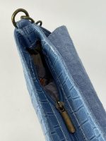 Bandolera piel diseño cocodrilo