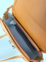 Bolso satchel sintético