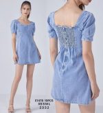 Vestido vaquero corto