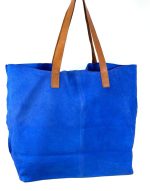 Shopper de piel serraje