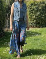 Pantalón étnico tipo palazzo