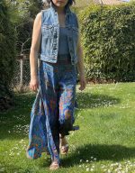 Pantalón étnico tipo palazzo