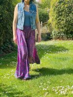 Pantalón palazzo estilo indio