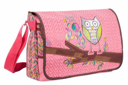 Bandolera escolar con solapa