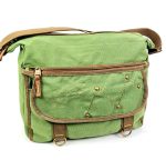 Bandolera de tela con solapa