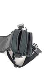 Bandolerita de nailon con solapa