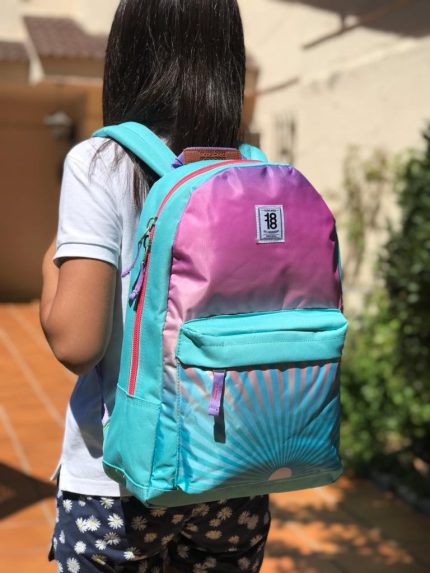 Mochila escolar Turquesa