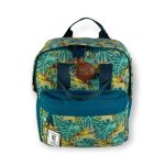 Mochila cuadrada de flores