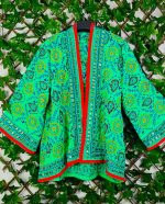 Kimono corto étnico bordado