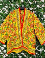 Kimono corto étnico bordado